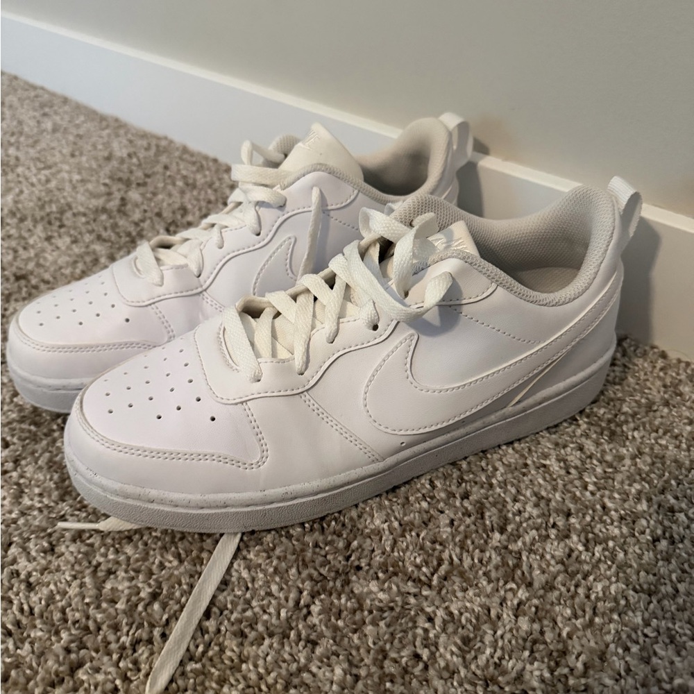 Nike Mesh White Athletic Shoes